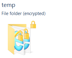 encrypt windows folder