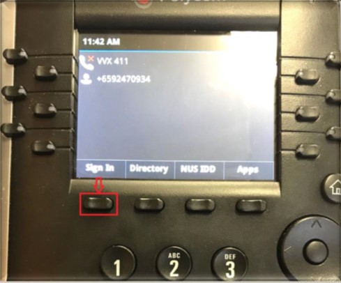 General Staff Phone (VVX-411) – NUS Information Technology